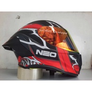 SPYDER NEO Ronin Fullface Helmet with Free Extra Clear Visor