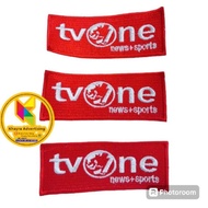 "Laku" Bordir Logo Tvone Badge Tvone Bordir Logo Custom