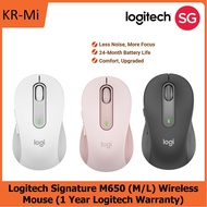 Logitech Signature M650 (M/L) Wireless Mouse (1 Year Logitech Warranty)