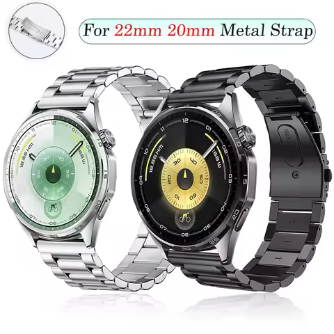 Metal strap For Huawei watch GT6 Pro/GT6/GT5/4/Pro/5 46mm Stainless steel wristband Amazfit GTR4 3 P