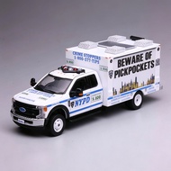 Ready Stock 596 1: 64 F-550 Super Duty NYPD NYPD Mobile Promotional Police Car Alloy Car Model Gift