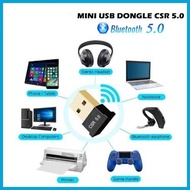 Mini Bluetooth USB CSR 5.0 Dongle Eksternal Adapter Transmitter Audio V5.0