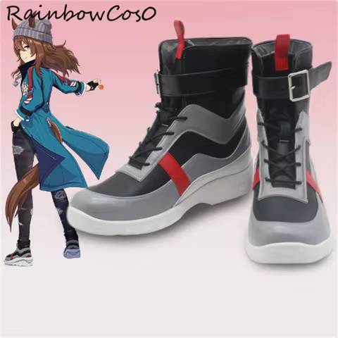 Nakayama Festa Umamusume Pretty Derby Cosplay Shoes Boots Game Anime Halloween Christmas RainbowCos0