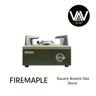 FIREMAPLE Square Butane Gas Stove Green / Grey