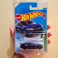 HW HOT WHEELS SUPER TREASURE HUNT TESLA MODEL 5 (4/ 5 GREEN SPEEDHW) ORIGINAL MATTEL