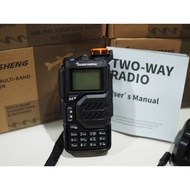 QUANSHENG K5 Intercom MULTI UHF-VHF Dualband Walkie-talkie Radio Airband CB Thailand 245mhz 350mhz