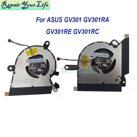 Notebook CPU GPU Cooler Fan For ASUS ROG Flow X13 GV301RA GV301RE GV301RC 2-in-1 Gaming Ultrabook 13