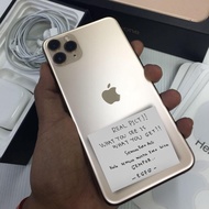 iPhone 11 Pro Max Gold 512 GB imei resmi terdaftar kmenperin, sinyal aktif all operator. Garansi ime