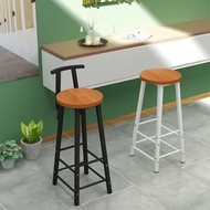 吧臺椅 高腳凳 酒吧椅 吧臺凳 家用靠背吧臺高凳 簡約前臺高腳桌椅 吧凳（平行進口）（快遞送貨上門）