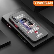 Yiเวปไซต์สำหรับ Samsung Galaxy A50 A50s A30sเคสแฟชั่นผู้ชายแบบเรียบง่ายบางมีน้ำค้างแข็งโปร่งใสด้านข้างขอบสี่เหลี่ยมดีไซน์ใหม่เคสโทรศัพท์กันกระแทกเคสซิลิโคนคลุมทั้งหมดเคสป้องกันกล้อง