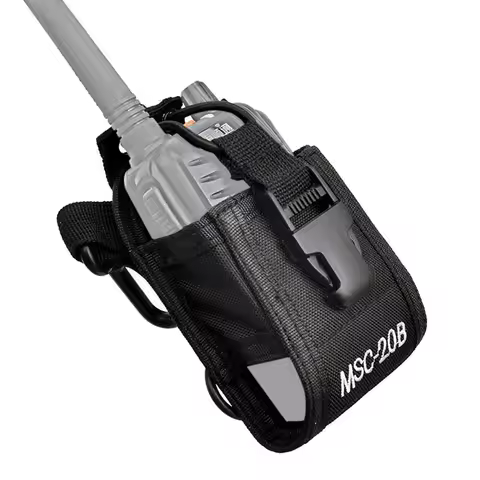 MSC-20B Nylon Pouch Bag Walkie Talkie Carry Case for Baofeng UV5R UV82 bf888S UV-9R Plus TYT Mototro