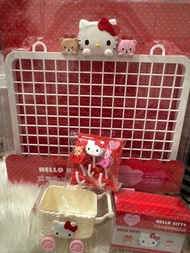 Sanrio+網格架鉤收納架+掛鉤收納+長方盒+手推車 美樂蒂款+hello+kitty款+玉桂狗+庫洛米