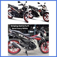 ↗ ▩ ✿ Sgp Striping Sticker Decal Raider Fi Satria Fu Fi White Ivory 2020 2022
