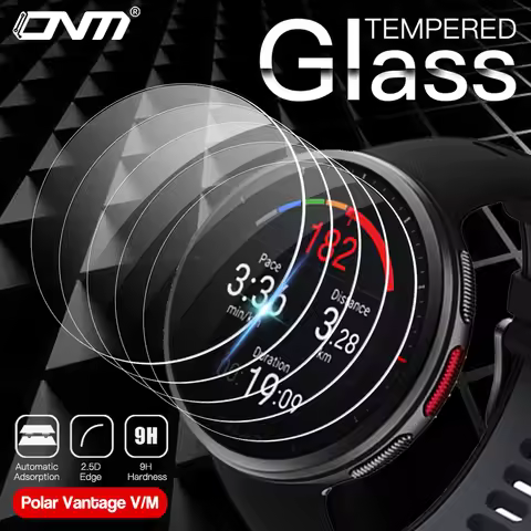 5Pcs 9H Premium Tempered Glass For POLAR Vantage V Smart Watch Screen Protector Film Accessories For