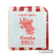 MERAH Crepe Paper Cut KOALA Red And Whitewa