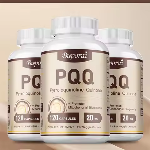 PQQ Supplement - Mitochondrial Support, Helps Energy Boost, Promotes Heart, Brain Health, Cognitive 