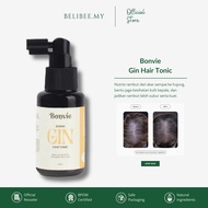 Bonvie Gin Hair Tonic - Anti Hairfall - Hair Growth - Lebatkan Rambut - Hair Care