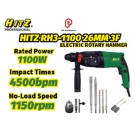 1100W HITZ 26MM 3-MODE ROTARY HAMMER DRILL (RH3-1100)