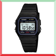 Casio F91W-1 Men's Classic Chronograph Alarm LCD Digital Watch Black F-91W-1DG, Black // Sheer Pleas