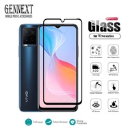 tempered glass 5d 9d vivo y12 y15 y17 y12i y12s i s full lem full glue - vivo y12