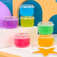 QUENTIN Clear Crystal Clay, Crystal Slime Soft Stretchy Soft Rainbow Clay, Education Toys Non-Sticky Pure Fake Water Glow-in-the-dark Slimes Making Set Children Gifts