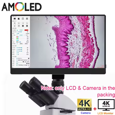 Lapsun 4K IMX334 HDMI 13.3 inch 60FPS Digital C-mount Microscope Camera Industry Integrated with AMO