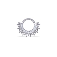 Piercingroom by Jay Sun CZ Titanium G23 Clicker G23 Lock Ring G23 Medical Grade
