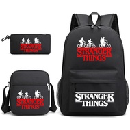 Mike Wheeler Stranger Things Vecna 3IN1 Student backpack large capacity outdoor travel bag multifunc