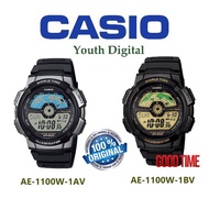 ORIGINAL AE-1100W SERIES YOUTH DIGITAL WATCH (2 YEARS WARRANTY) JAM TANGAN LELAKI JAM CASIO MAN WATC