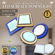 Double Color LED Surface Downlight Panel Light LED Ceiling Lamp Downlight surface Downlight lampu si
