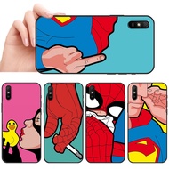 Soft black phone case for Xiaomi Redmi 6A 7A 8A 7 8 9 9A 9i 9C Marvel Movie Parodies casing Anti fal