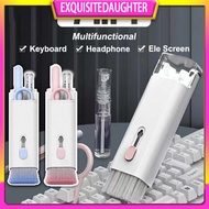 7-in-1 Computer Keyboard Cleaning Brush Kit Electronics Cleaner Kit Bluetooth Earphone Cleaning Pen For Headset Cleaning Tools