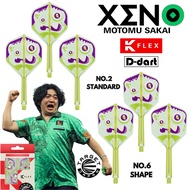 TARGET K FLEX DARTS FLIGHT- No.2/No.6 XENO ( Motomu Sakai ) Integrated Flight System Dart Flights