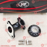 RACING UNIVERSAL UFO INTAKE PIPE (24MM/ 26MM/ 28MM) - EX5/ DREAM/ WAVE/ LC 135/ BONUS/ KRISS/ SRL / 