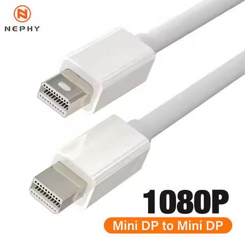 Mini DP Cable Mini DisplayPort to Mini Display Port 1080P for MacBook Air Surface Pro Monitor Thunde
