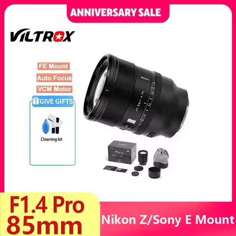 VILTROX 85mm F1.4 PRO Auto Focus Large Aperture Full frame portrait lens for sony zve10 a7iii a6400 