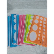 Butterfly oval ruler 2070