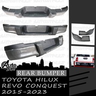 Toyota Hilux Revo Conquest 2015-2023 Rear Bumper Nudge Style (Gray)