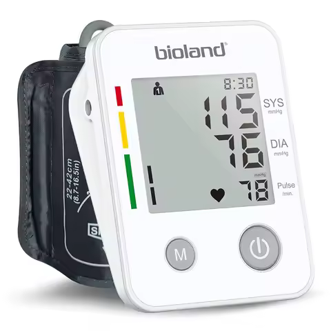 bioland Blood Pressure Monitor 2005 Tensiometer Upper Arm Automatic Digital BP Measuring Device Bloo