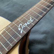 Customized Guitar Text Fretboard Sticker, Build Your Unique Guitar, Guitar fretboard decoration, Custom Name, PP sticker