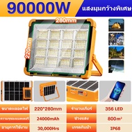 KKSKY โคมไฟโซล่าเซลล์กลางแจ้ง 8000W 20000W แบบครบวงจร ไฟสปอร์ตไลท์โซลาร์เซลล์ กันน้ำ กันฟ้าผ่า ไฟฉ