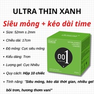 [Che tên] Bao cao su Siêu mỏng Gai nhỏ Li ti tăng cảm giác Nhiều gel bôi trơn JUNCAI 001 Passio Gran