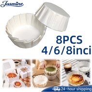 4/ 6 8 inch Paper cake Baking Paper/ Baking Paper Basque Cheesecake contents 50 PCS