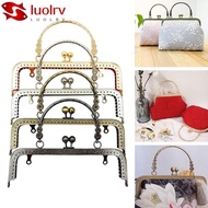 LUOLRV Purse Frame Kiss Clasp, 20CM Vintage Purse Clasp Frame, Metal Bag Kiss Clasp Lock Handle Bag 