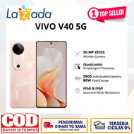Vivo V40 5G zeiss  [12/512 GB] | [12/256 gb]  Snapdragon 7 Gen 3 second like new  Garansi