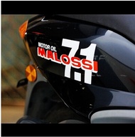 MALOSSI 71 reflective stickers stickers stickers decals