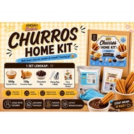 Angah Churros Home Kit 500g | DIY Churros Set | Tepung Churros Premix