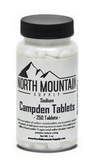 Campden Tablets (Sodium Metabisulfite) - 250 Tablets - 5 Ounce Jar