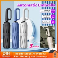 ☔Dual-Use Sun Rain Umbrella UPF50+ Auto Reverse Folding Umbrella Payung Lipat UV Umbrella Large 106c