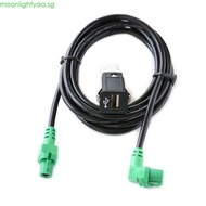 moonlightyaa Easy Installation Car USB Socket Harness Extension Cable for E60 E81 E70 E90 F12 F30 F1